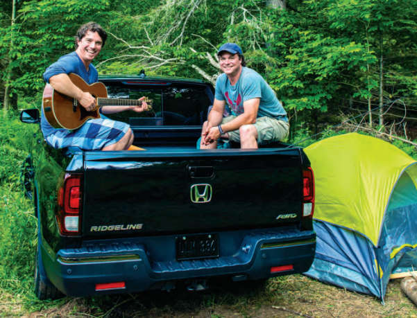 Cottage Life TV’s The Brojects take a camping trip in the 2017 Honda Ridgeline as part of Media Solutions’ integrated, multi-platform campaign