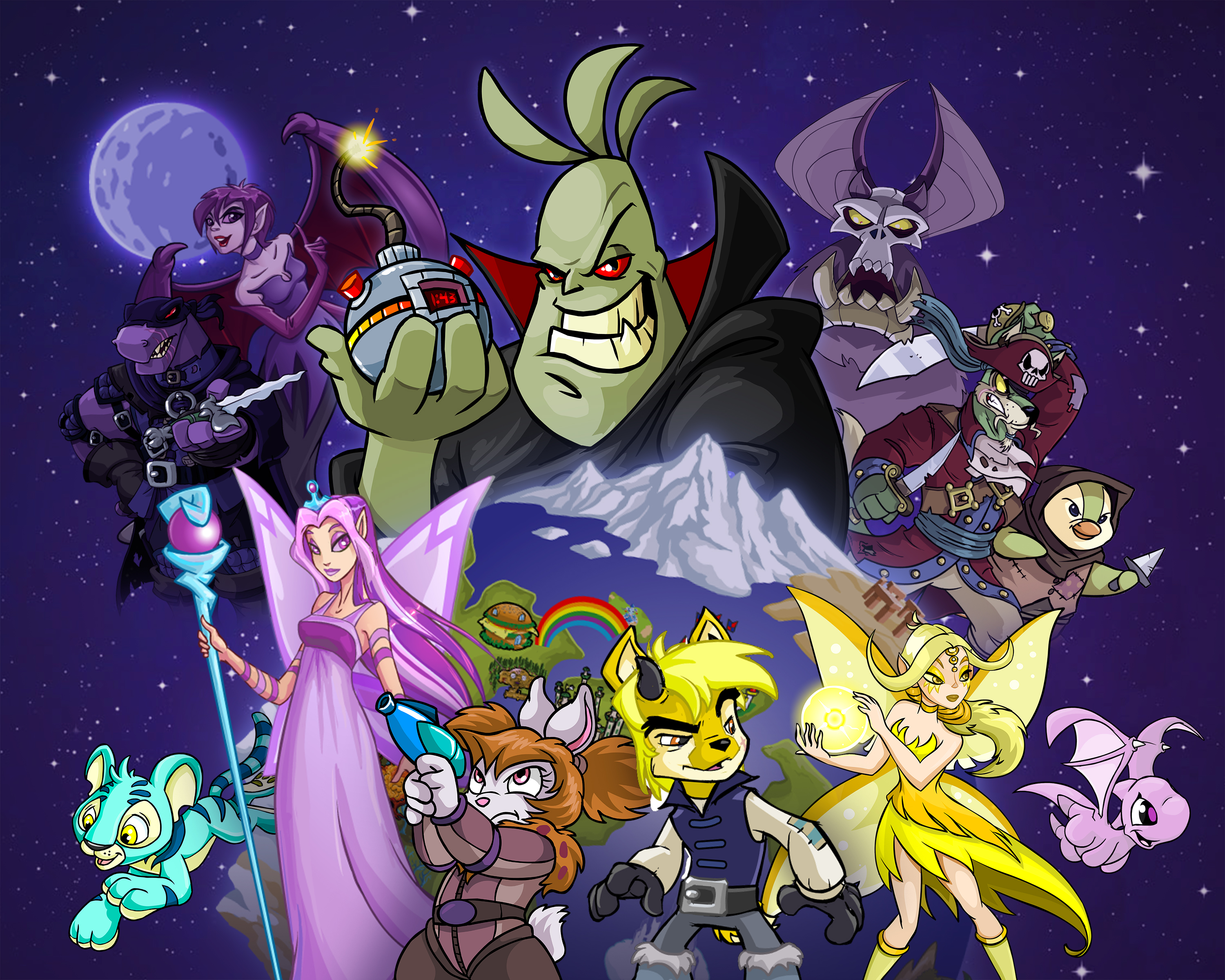 online virtual world games like neopets free